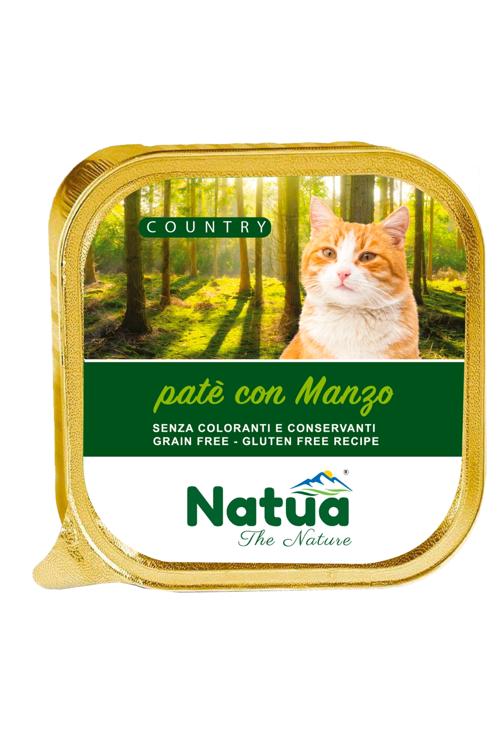 Natua Cat Country Manzo 100g Vaschetta Natua Cat Country Manzo 100g Vaschetta